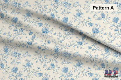 Blue Vases Fabric Bundle Set - Shop now at American Fabric Prints