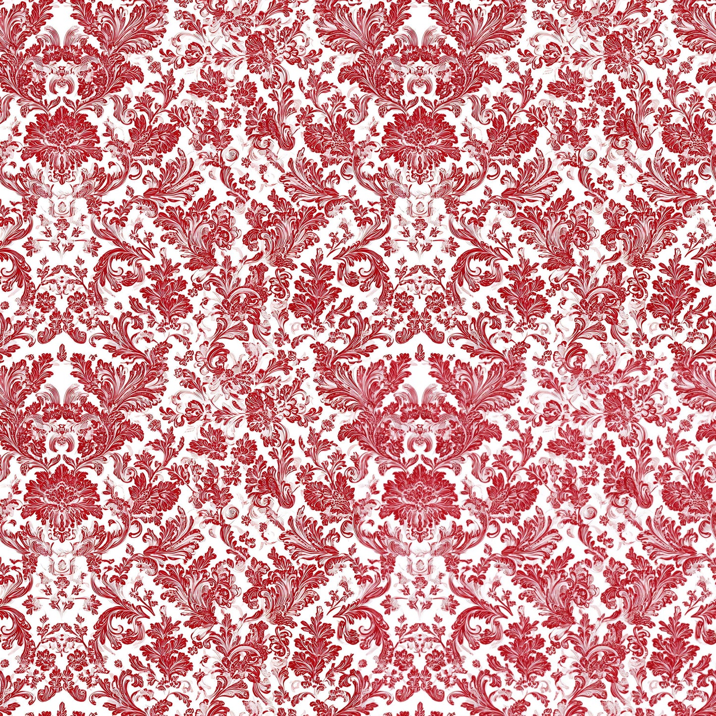 Red French Country Fabric - Shop now at American Fabric Prints