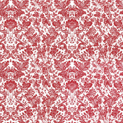 Red French Country Fabric - Shop now at American Fabric Prints