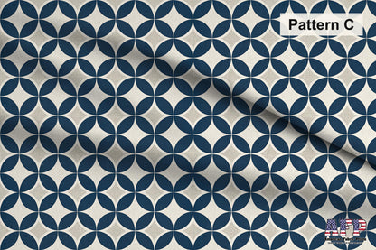 Blue Porcelain Garden Fabric Bundle Set - Shop now at American Fabric Prints