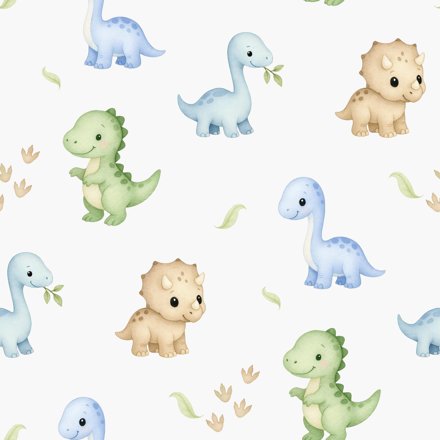 Baby Dinosaurs Fabric - Shop now at American Fabric Prints