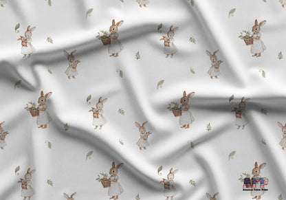 Bunny Hugs Fabric - Shop now at American Fabric Prints