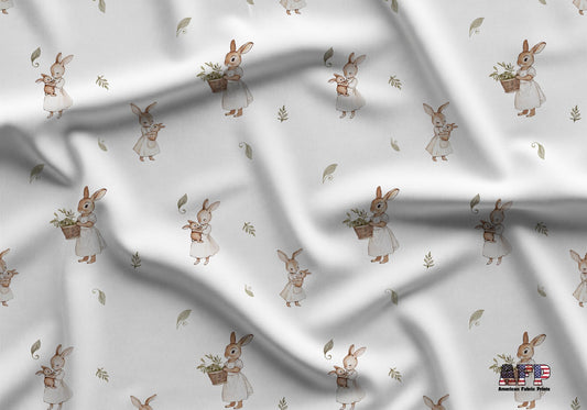 Bunny Hugs Fabric - Shop now at American Fabric Prints