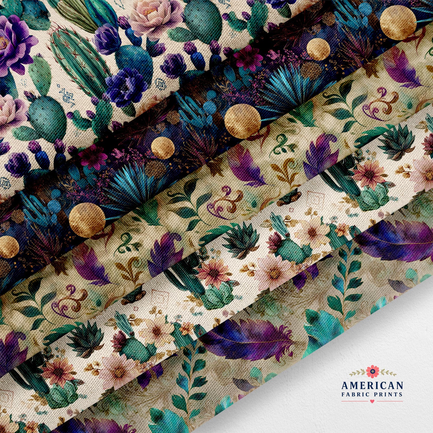 Boho Western Vibes 3 Fabric Bundle Set - Shop now at American Fabric Prints