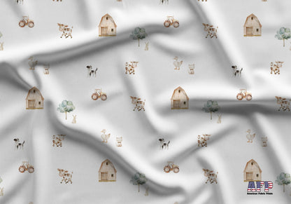 HappyFarm Fabric - Shop now at American Fabric Prints