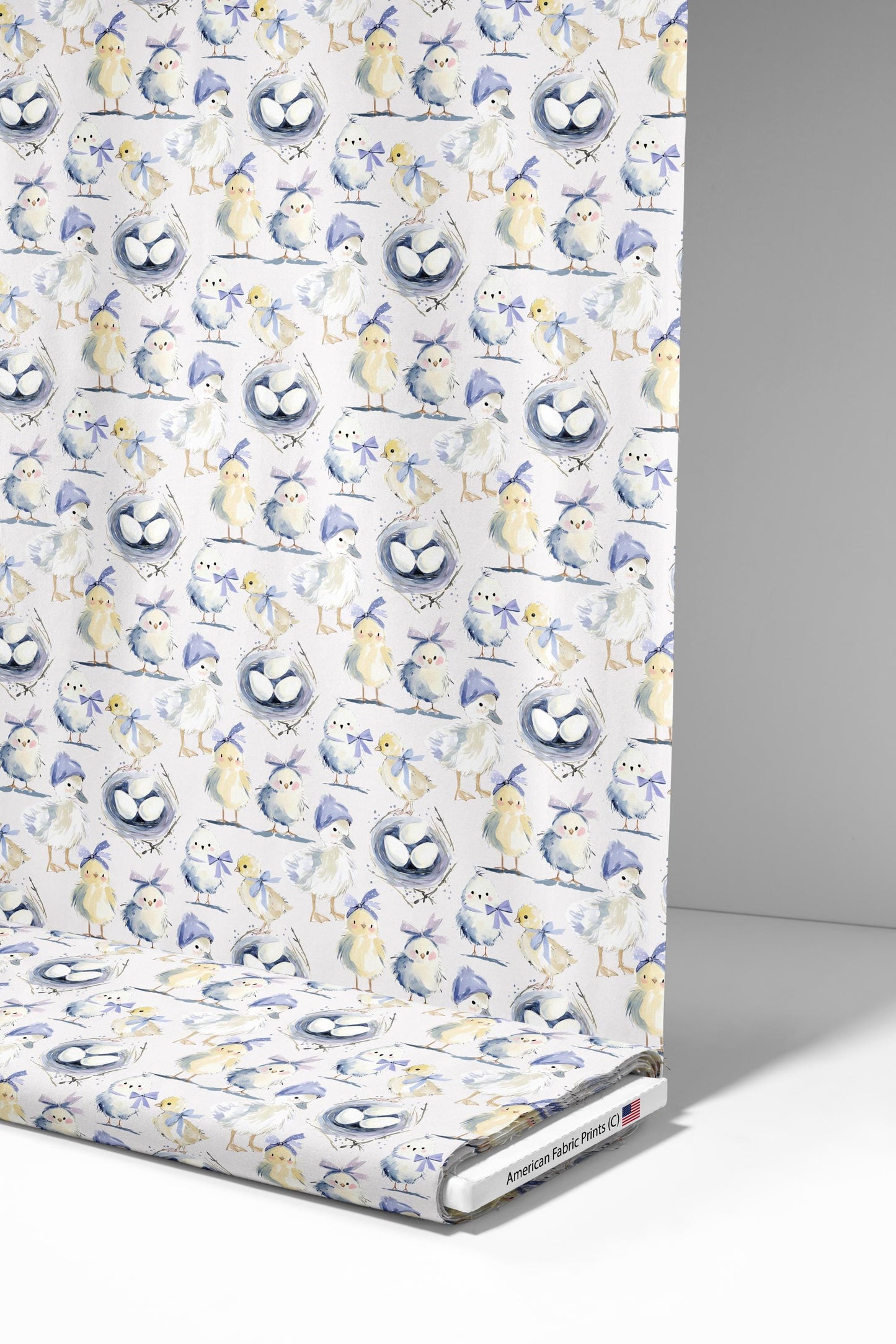 Chicks and Ducklings Fabric - Shop now at American Fabric Prints