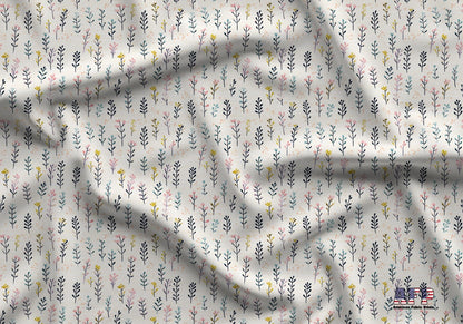 Boho Floral 3 Fabric - Shop now at American Fabric Prints