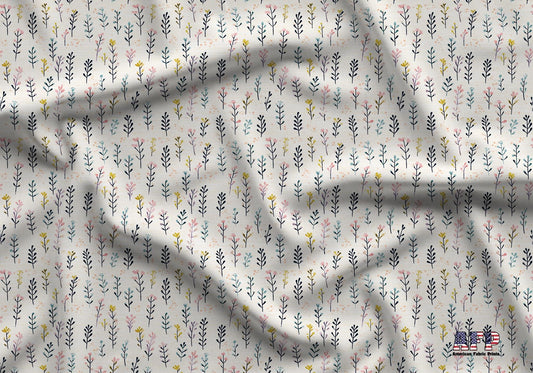 Boho Floral 3 Fabric - Shop now at American Fabric Prints