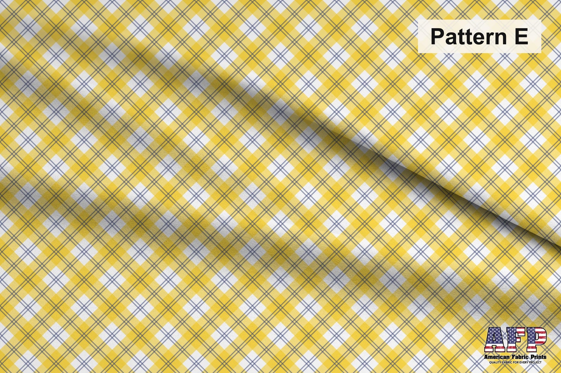 Lemon Plaid 3 Fabric Bundle Set - Shop now at American Fabric Prints