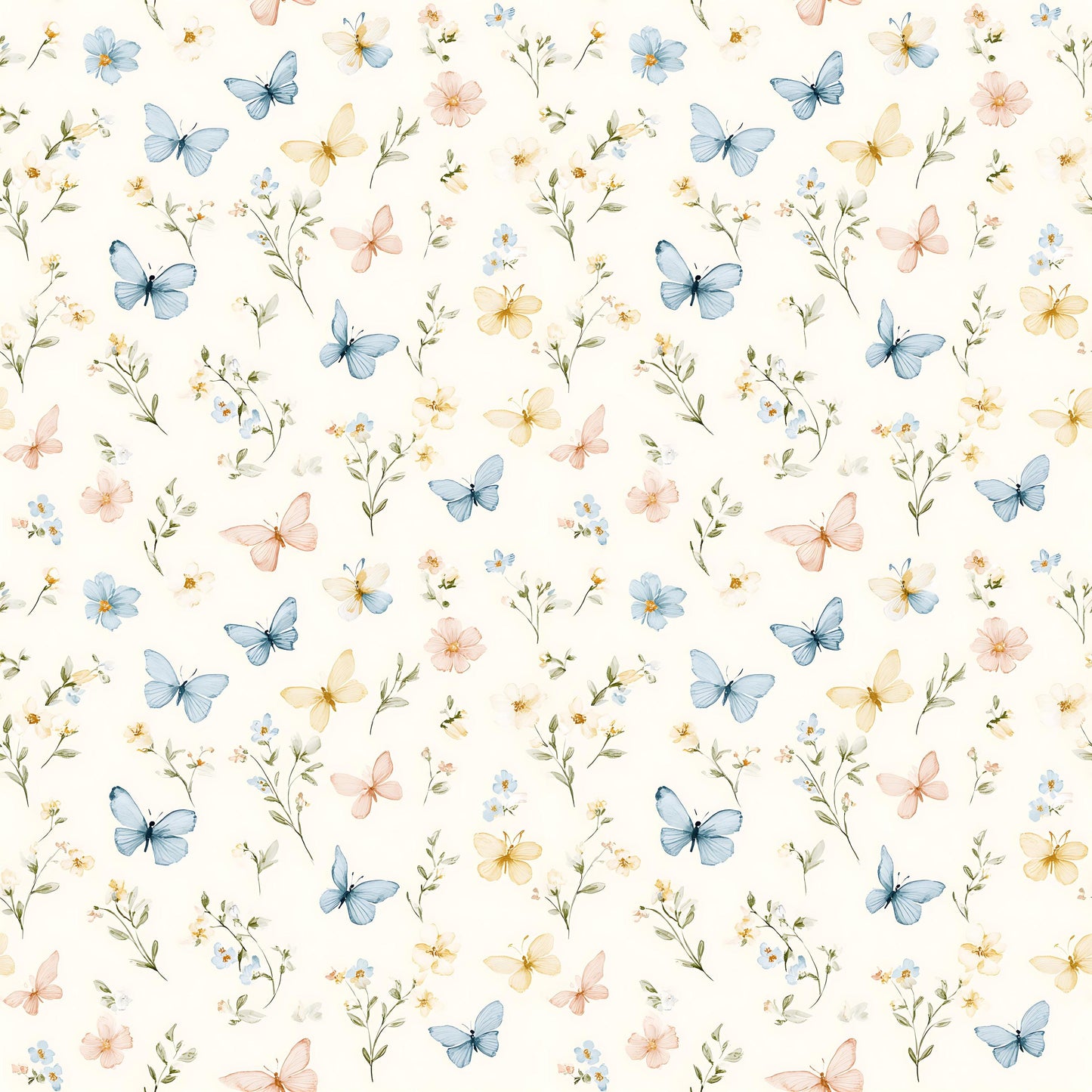 Butterflies Fabric - Shop now at American Fabric Prints