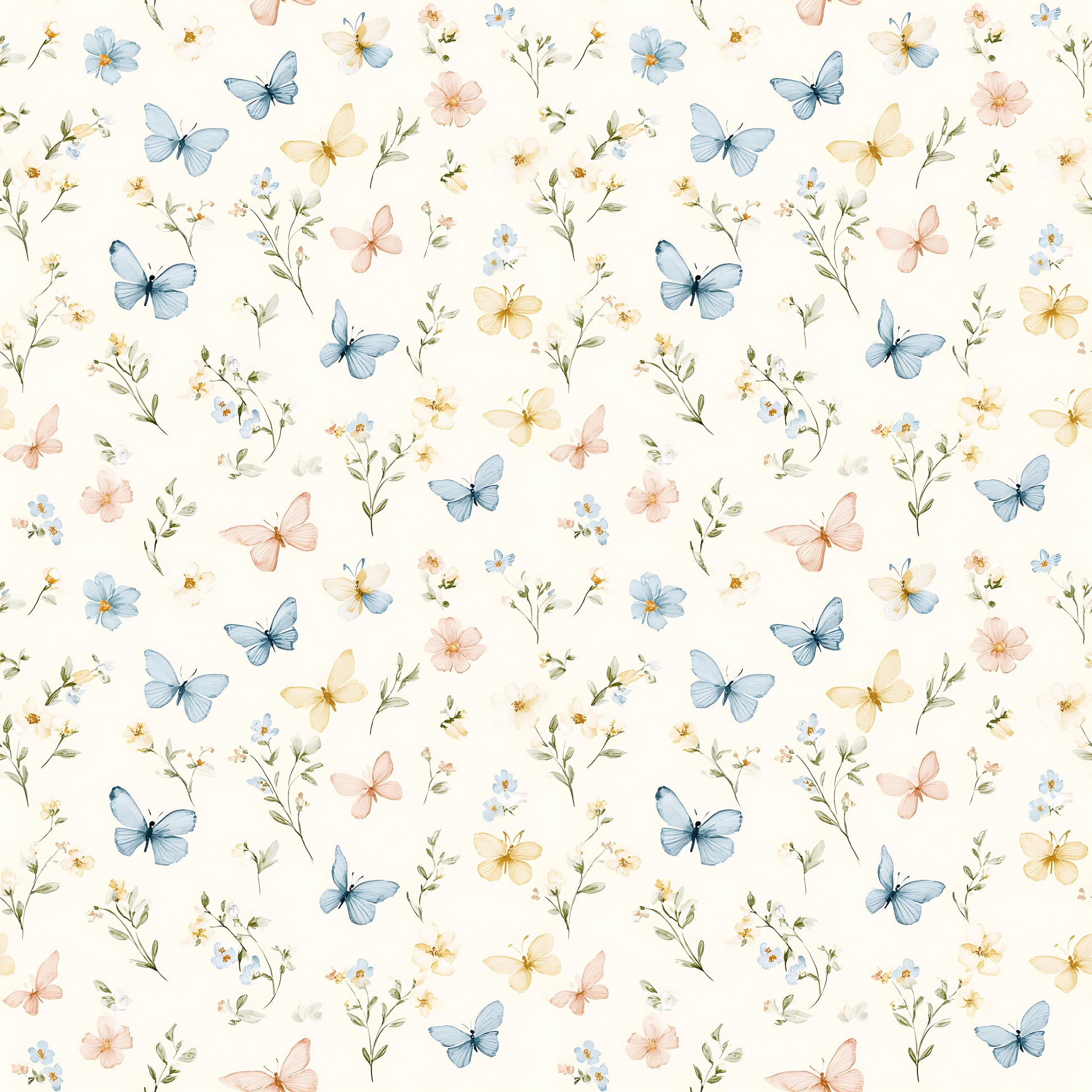Butterflies Fabric - Shop now at American Fabric Prints