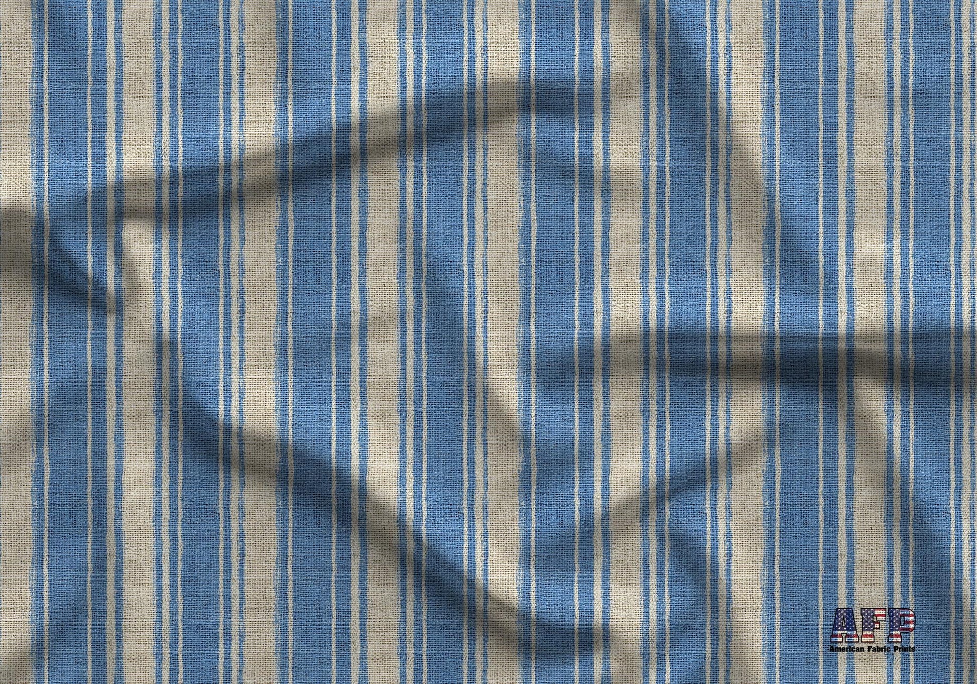Country Stripes Fabric - Shop now at American Fabric Prints