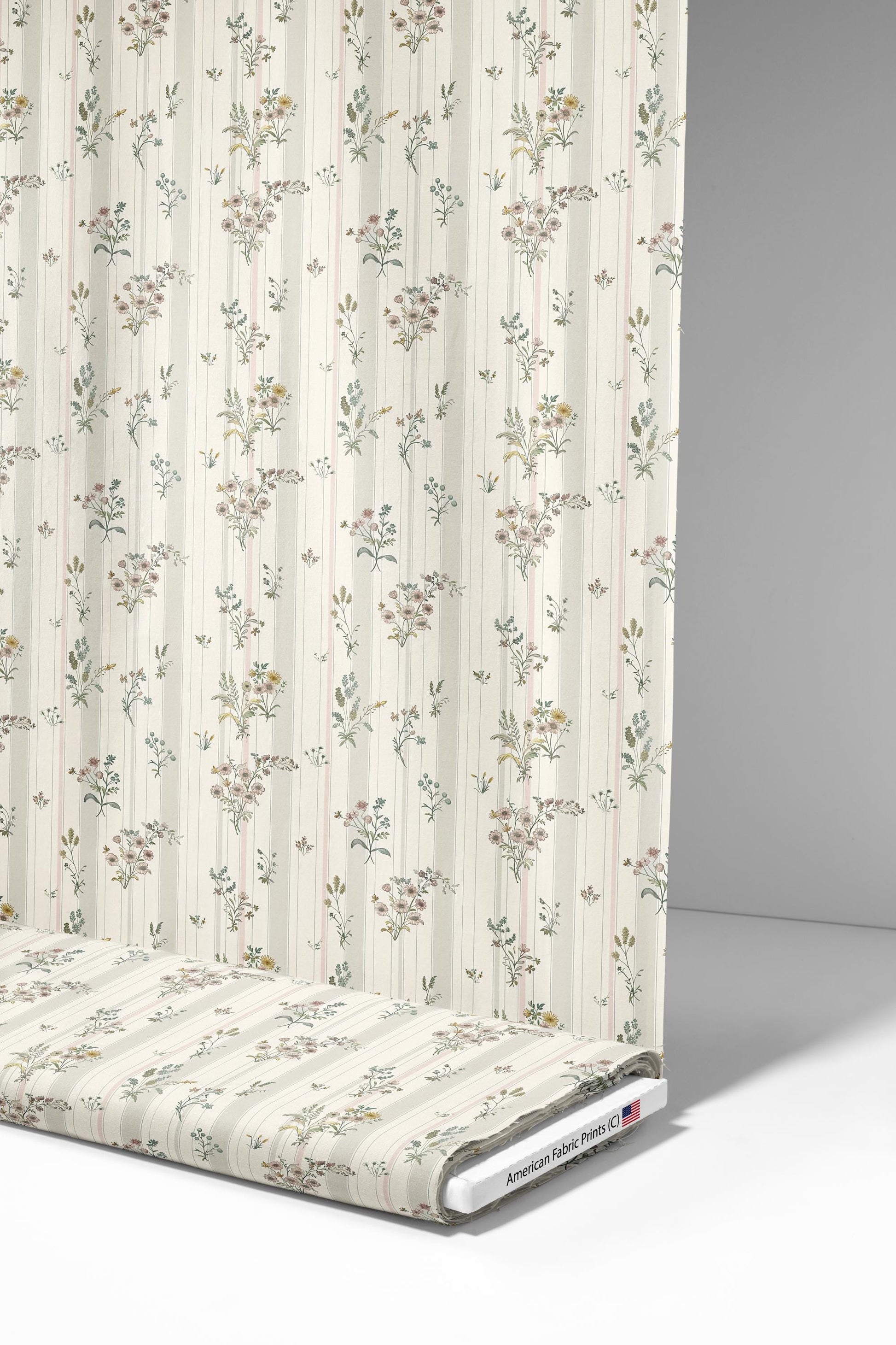 Playful Floral Fabric - Shop now at American Fabric Prints