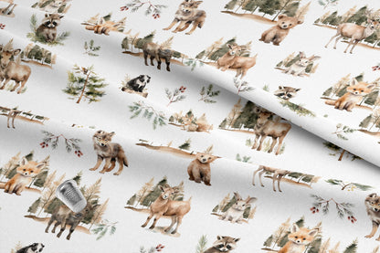 Forest Animals, Boho Arrows, Green Plaid, Hearts, and Sun | Quilters Fabric Bundle | Choose One Pattern or Choose All to Complete Baby Quilt