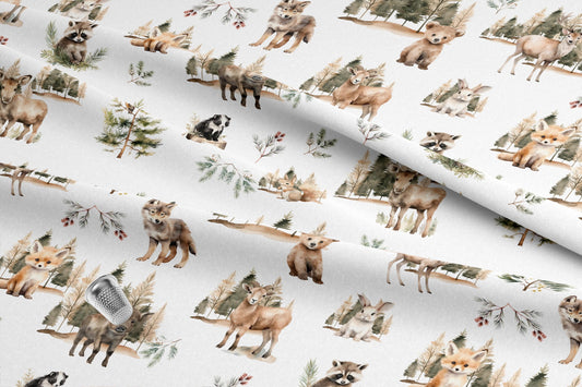 Forest Animals, Boho Arrows, Green Plaid, Hearts, and Sun | Quilters Fabric Bundle | Choose One Pattern or Choose All to Complete Baby Quilt