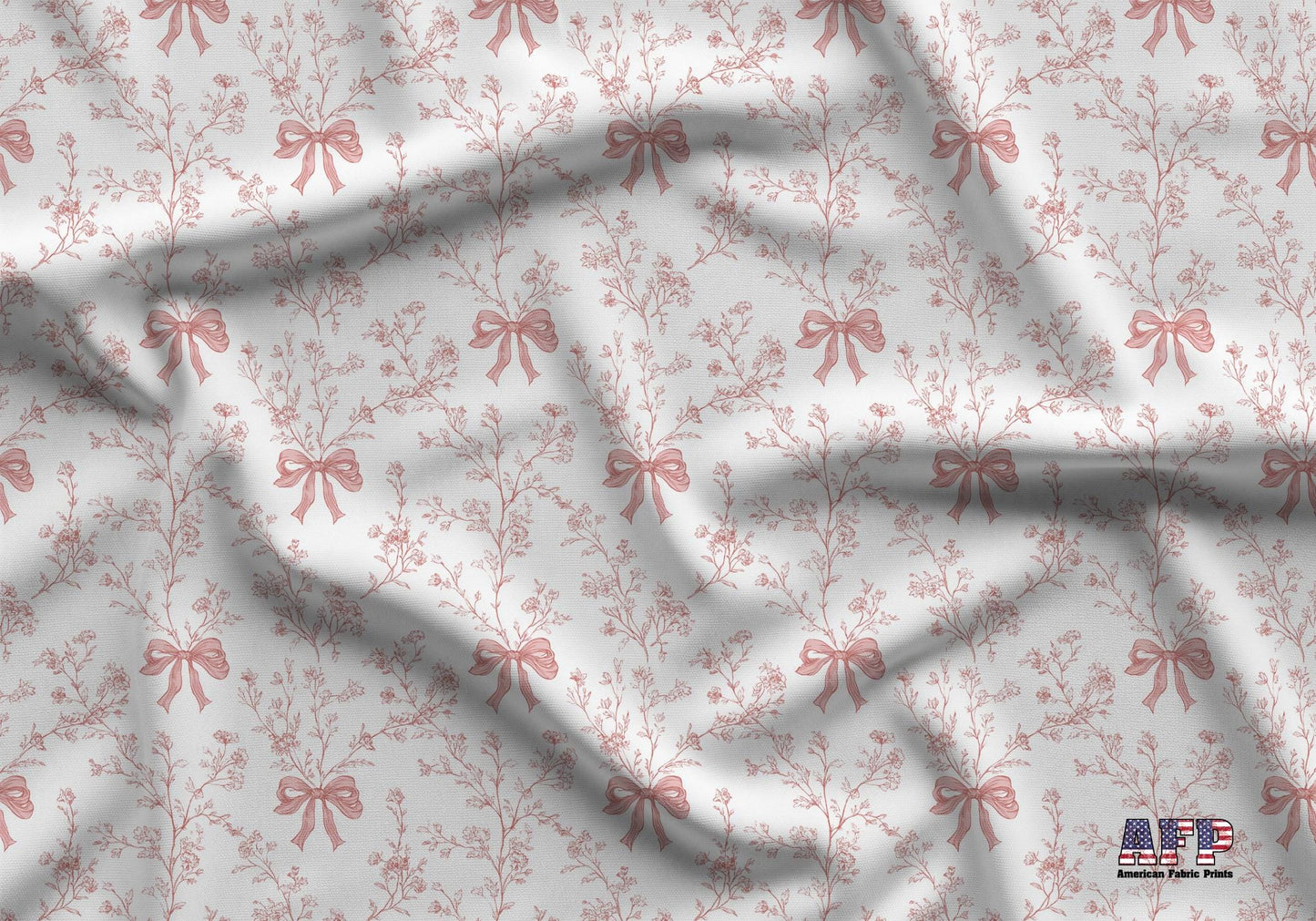 Coquette Pink 3 Fabric - Shop now at American Fabric Prints
