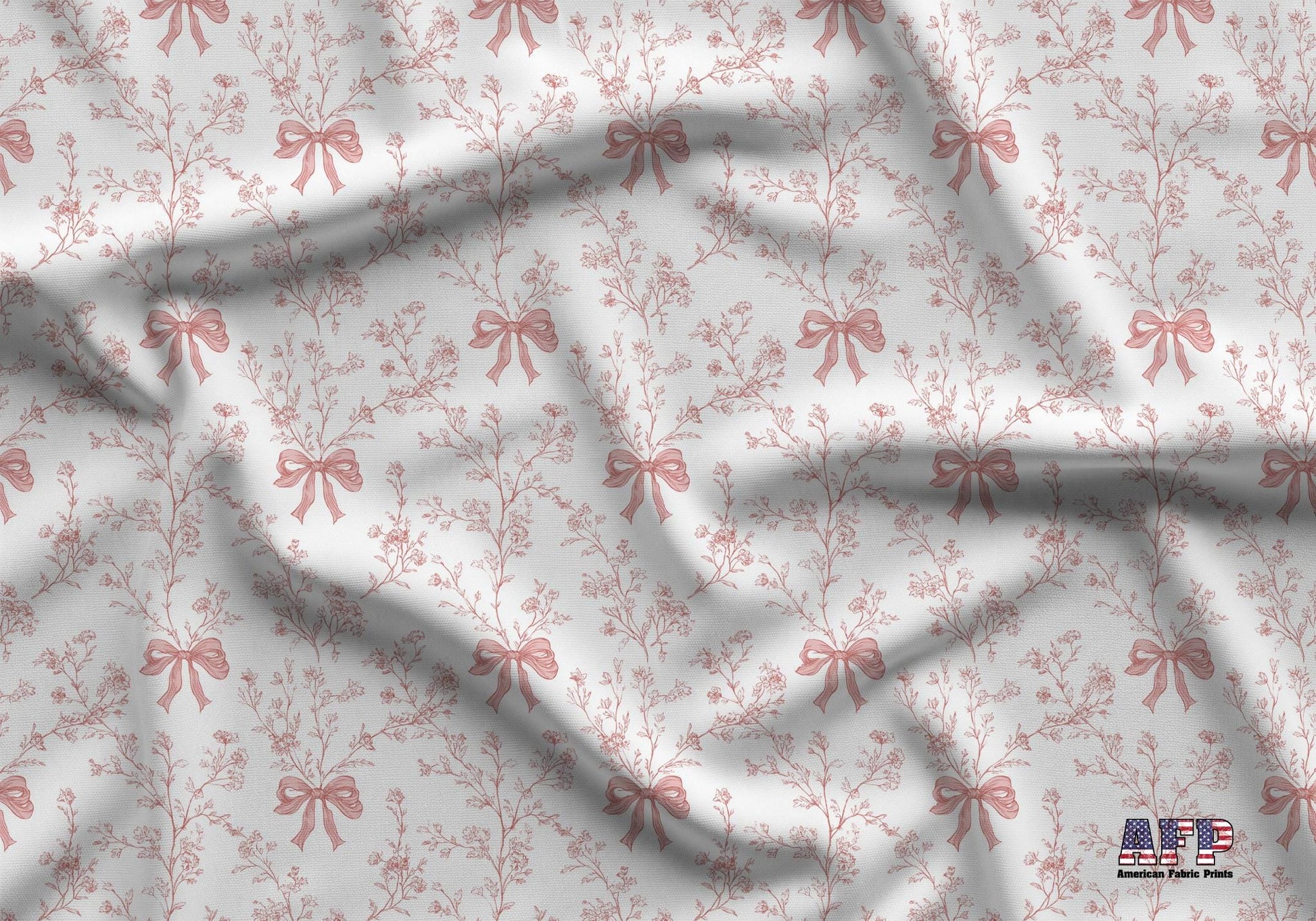Coquette Pink 3 Fabric - Shop now at American Fabric Prints