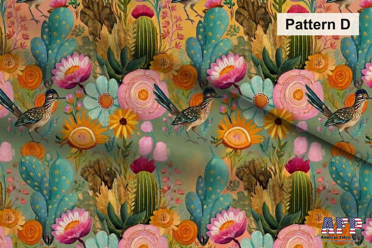 Cowgirl Cactus Fabric Bundle Set - Shop now at American Fabric Prints
