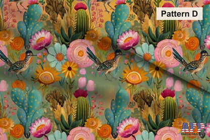 Cowgirl Cactus Fabric Bundle Set - Shop now at American Fabric Prints