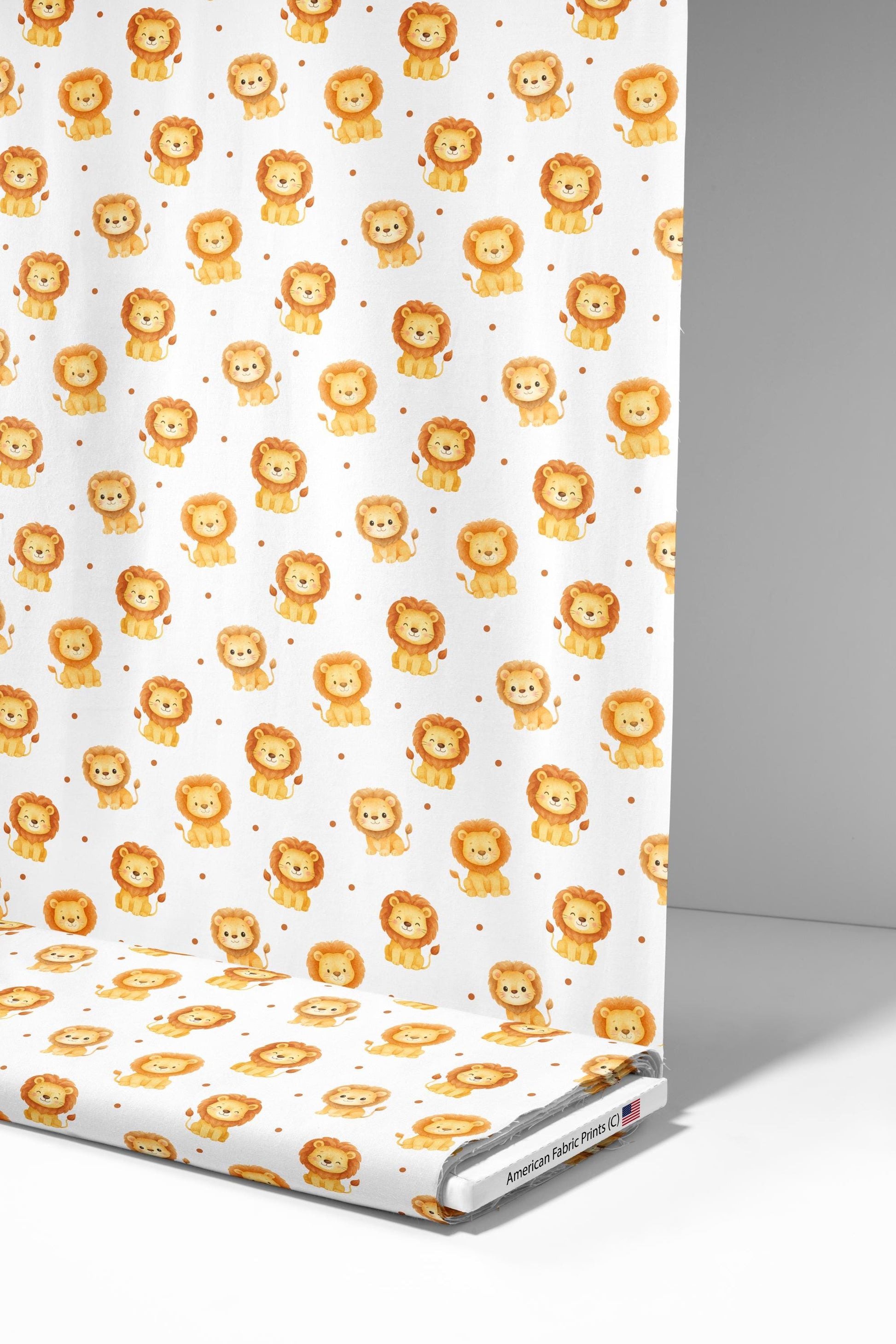 Little Lions Fabric - Shop now at American Fabric Prints