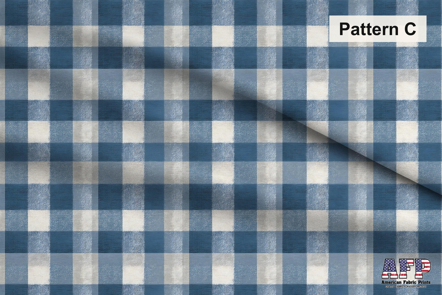 Country Blue Gingham Fabric Bundle Set - Shop now at American Fabric Prints