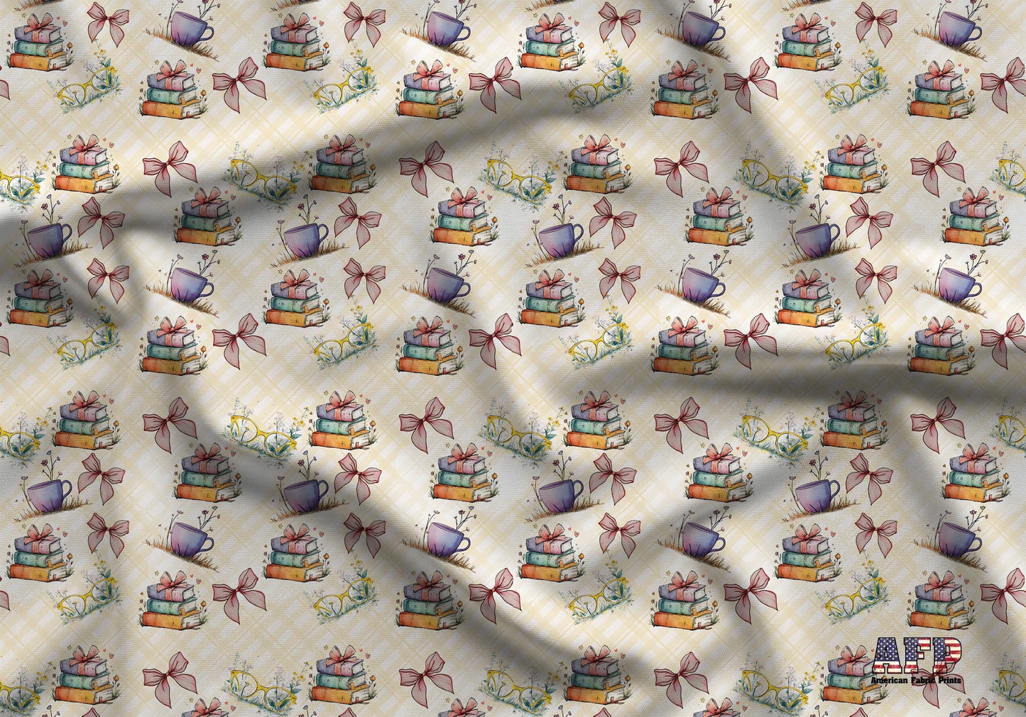 Coquette Books Fabric - Shop now at American Fabric Prints