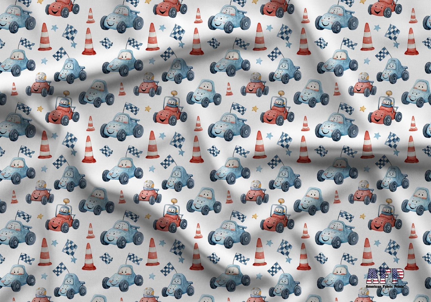 Silly Racers Fabric - Shop now at American Fabric Prints