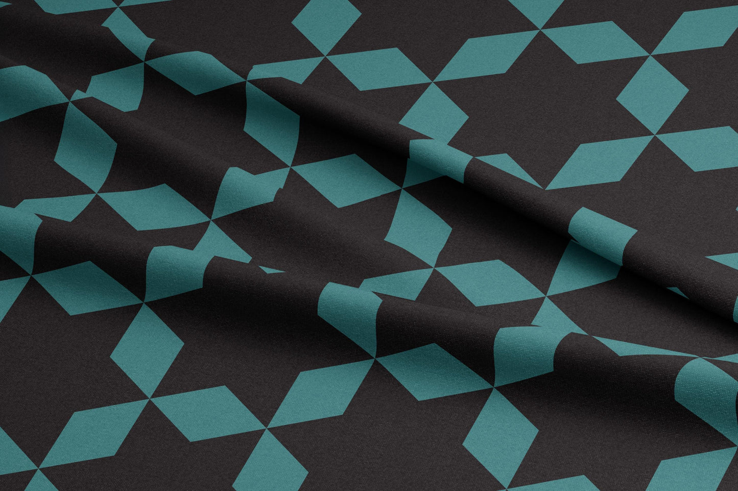 Abstract Geometric Pattern Fabric, Geometric Pattern Upholstery Fabric, Cotton Fabric by the Yard, Custom Made Cotton Fabric with Pattern