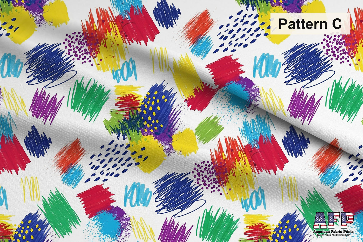 Abstract Doodles 3 Fabric Bundle Set - Shop now at American Fabric Prints