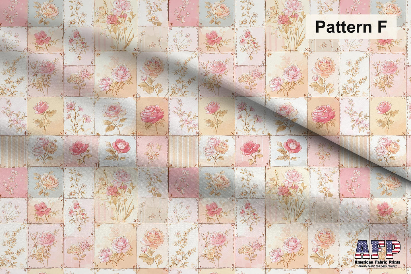 Shabby Chic Roses 2 Fabric Bundle Set - Shop now at American Fabric Prints