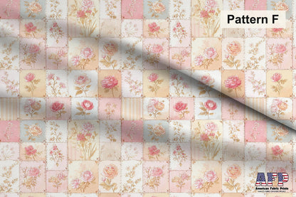 Shabby Chic Roses 2 Fabric Bundle Set - Shop now at American Fabric Prints