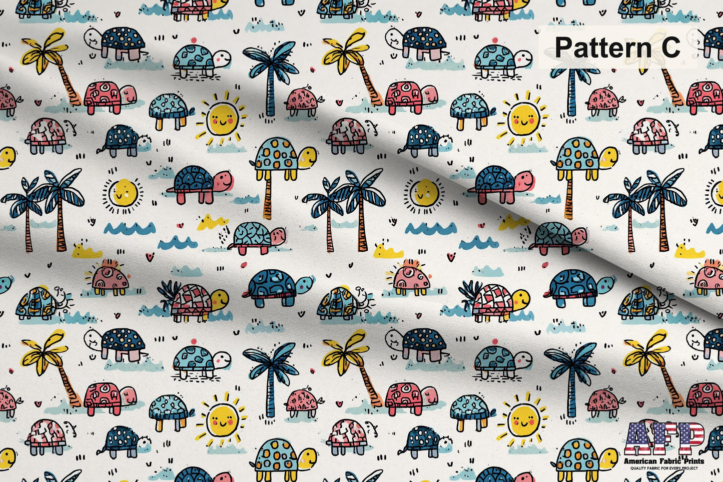 Beach Doodles Fabric Bundle Set - Shop now at American Fabric Prints