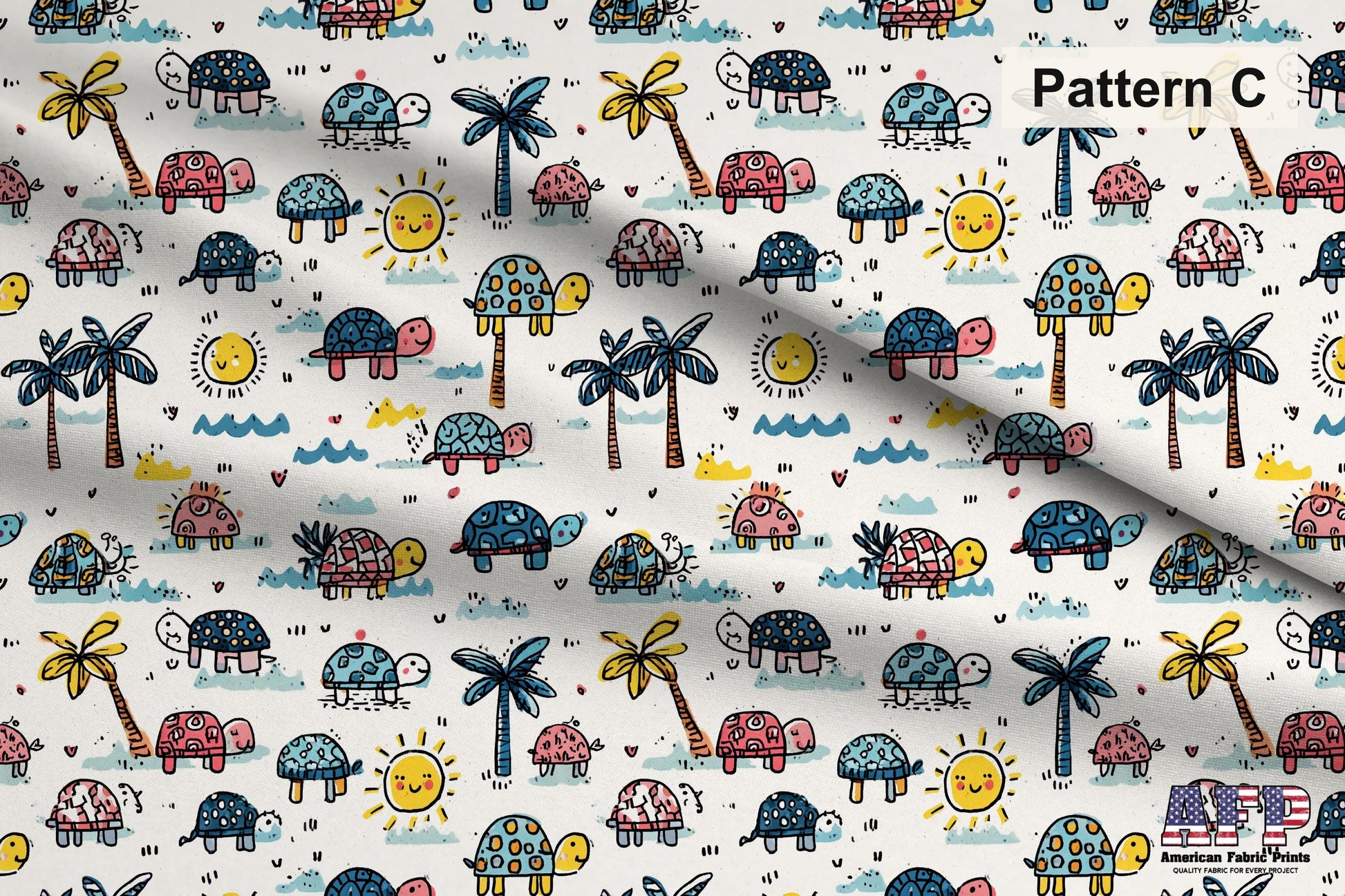 Beach Doodles Fabric Bundle Set - Shop now at American Fabric Prints