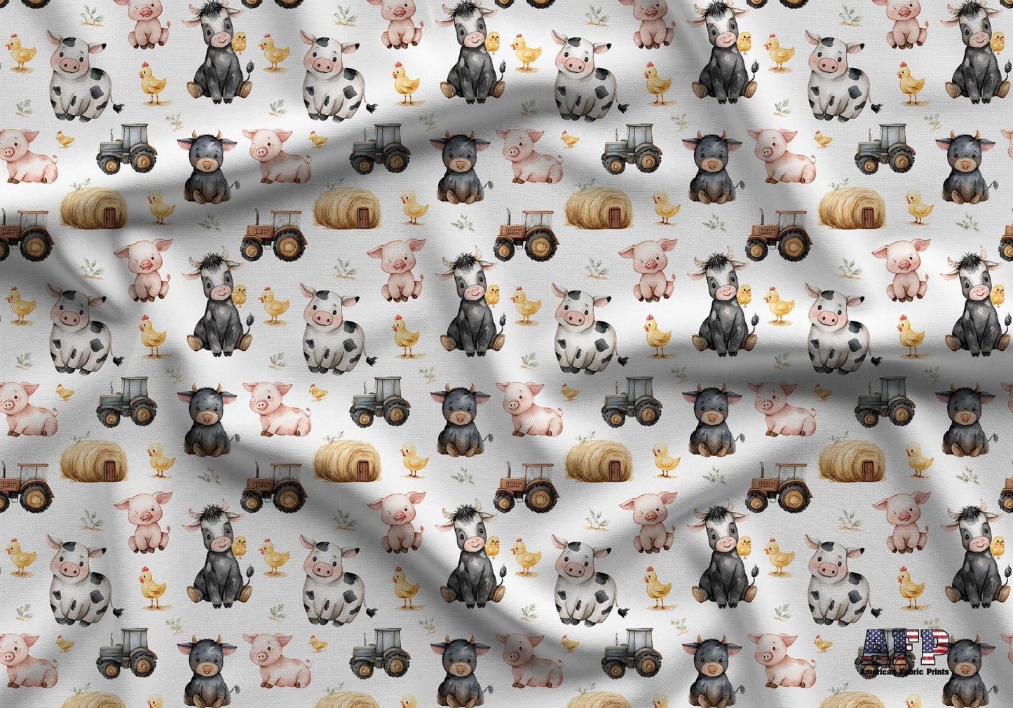 Silly Farm Fabric - Shop now at American Fabric Prints