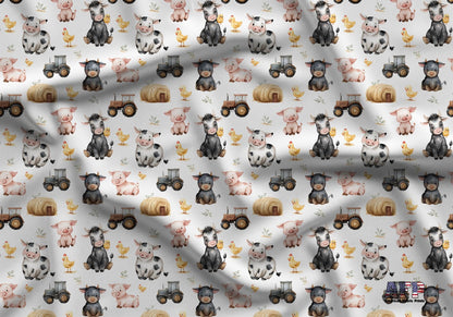 Silly Farm Fabric - Shop now at American Fabric Prints