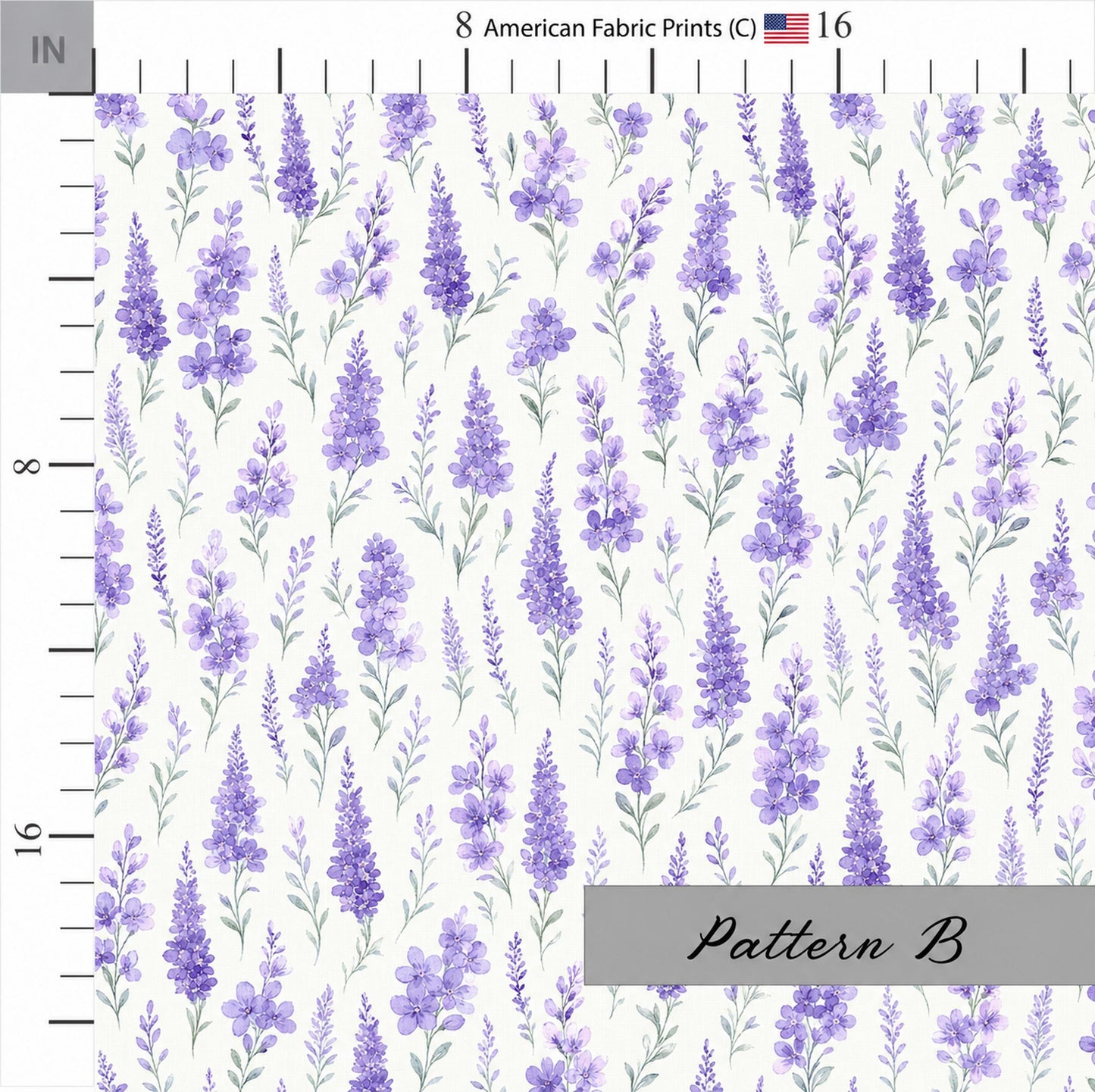 Lavender Themed Purple Fabric. Cotton Quilting Fabric. Shop now at American Fabric Prints.