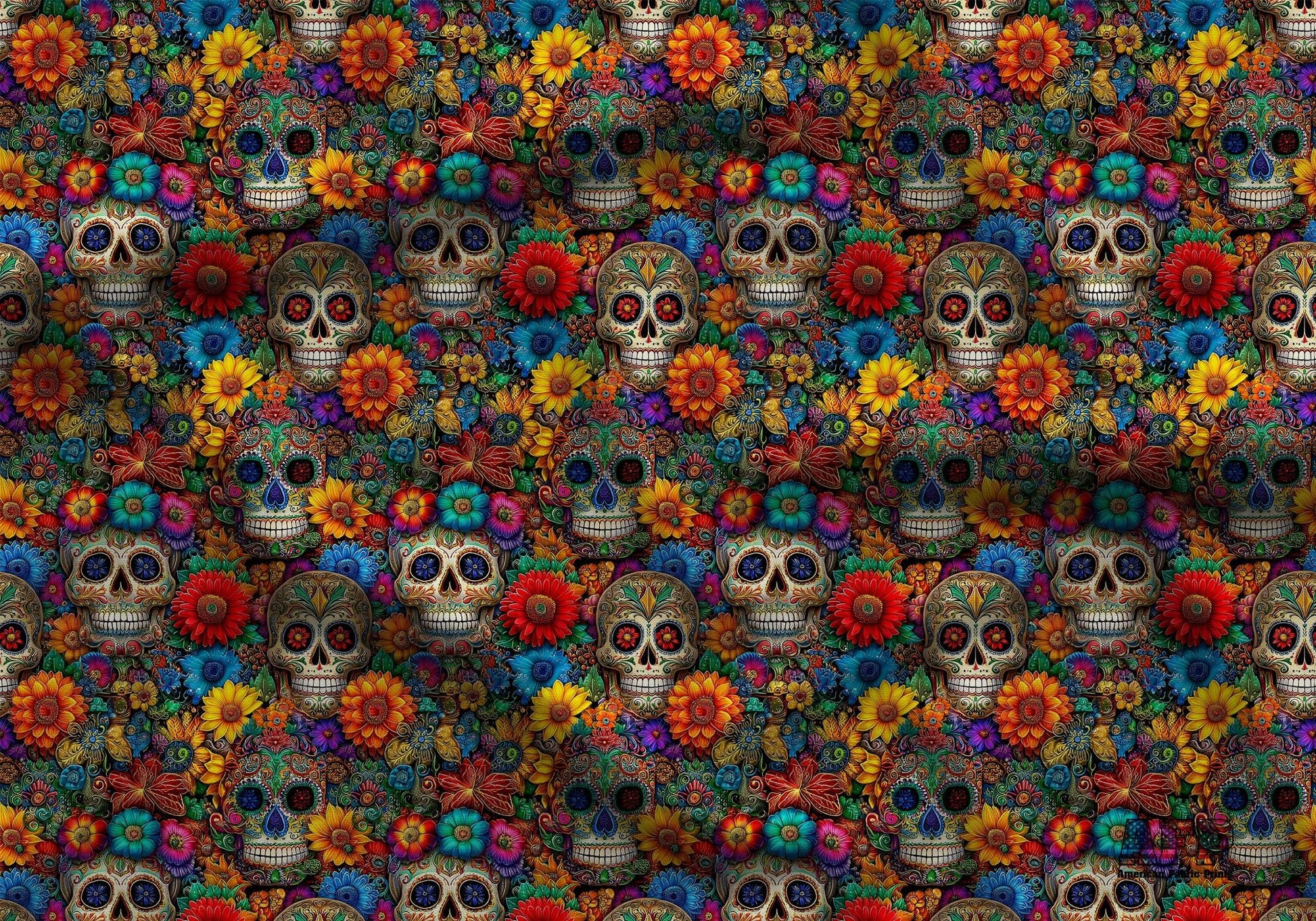 Mexican Fiesta Floral Fabric - Shop now at American Fabric Prints