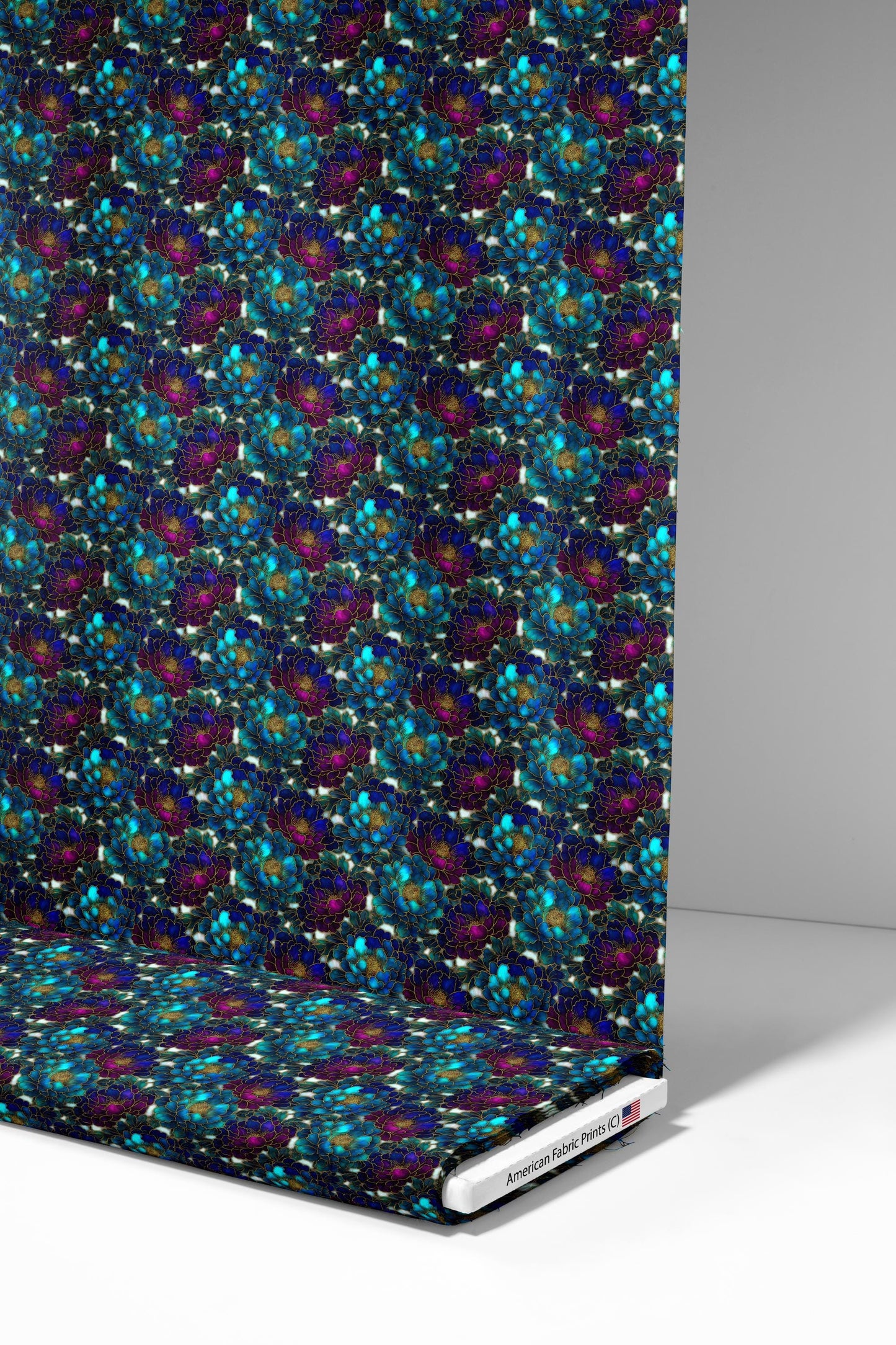Stain Glass Floral Fabric - Shop now at American Fabric Prints