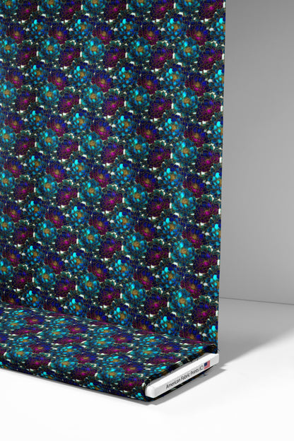 Stain Glass Floral Fabric - Shop now at American Fabric Prints