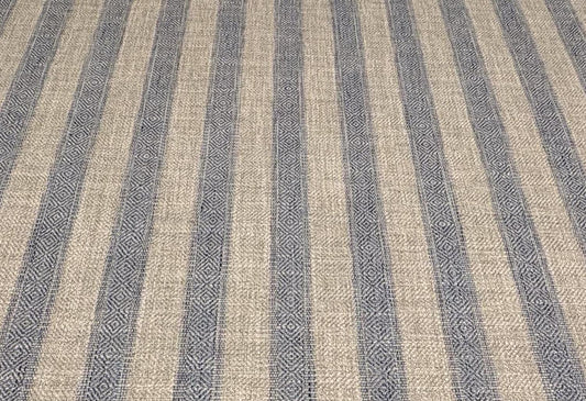 Striped Woven Jacquard Fabric with Geometric Pattern, Premium Upholstery, Fabric for Upholstery, Performance Fabric with Stain Resistance