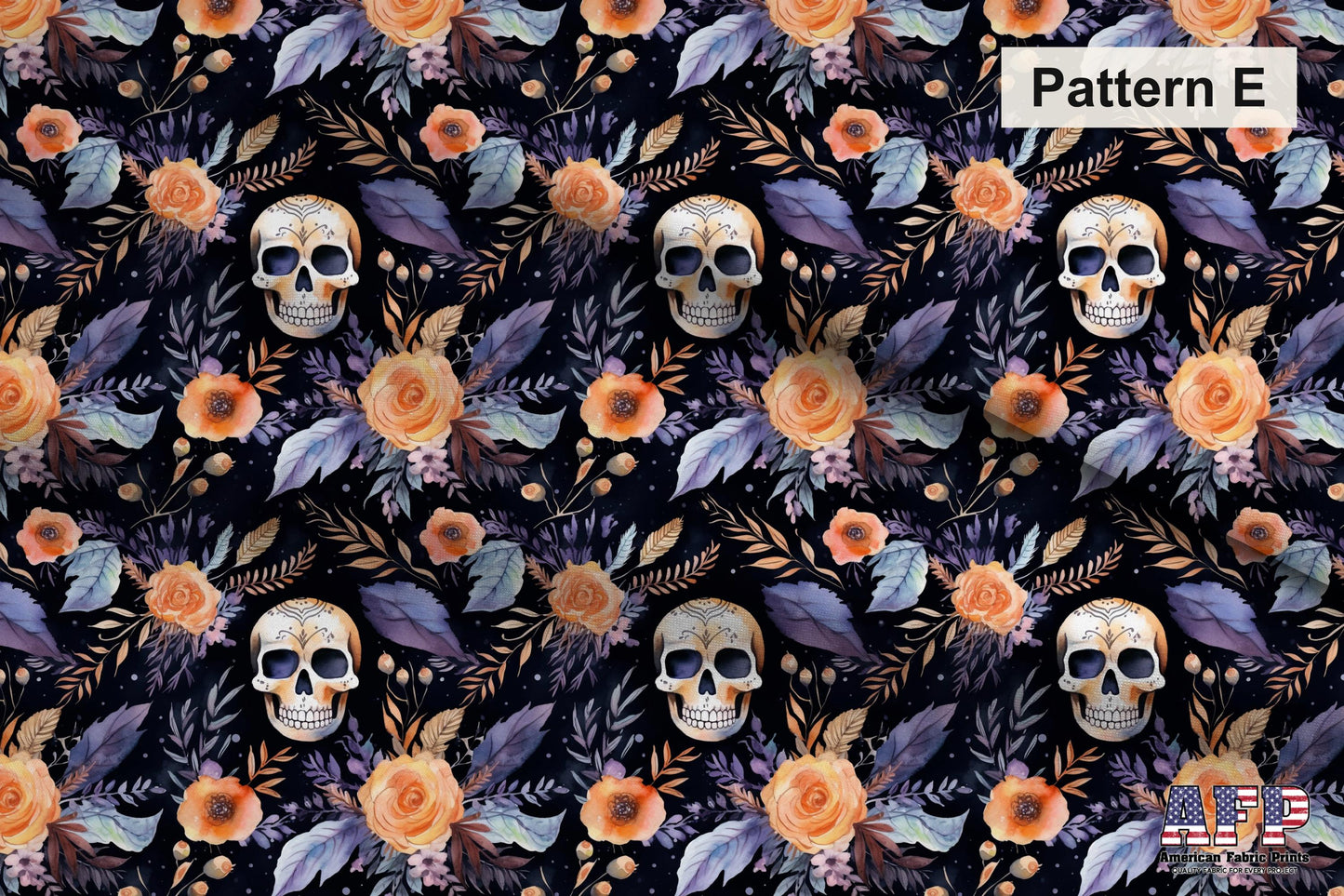 Boho Halloween Fabric Set. Choose Your Spooky Fabrics. Pattern E Shown. Shop now at American Fabric Prints.
