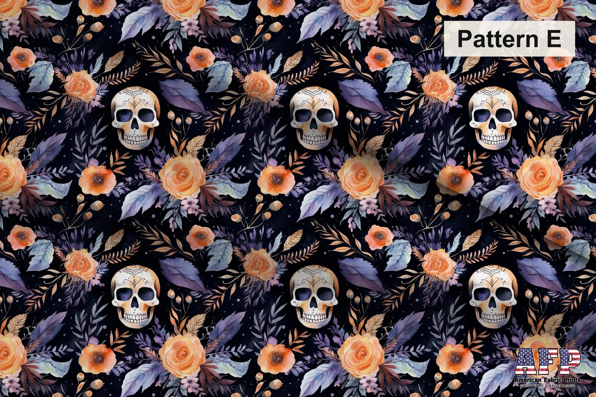 Boho Halloween Fabric Set. Choose Your Spooky Fabrics. Pattern E Shown. Shop now at American Fabric Prints.