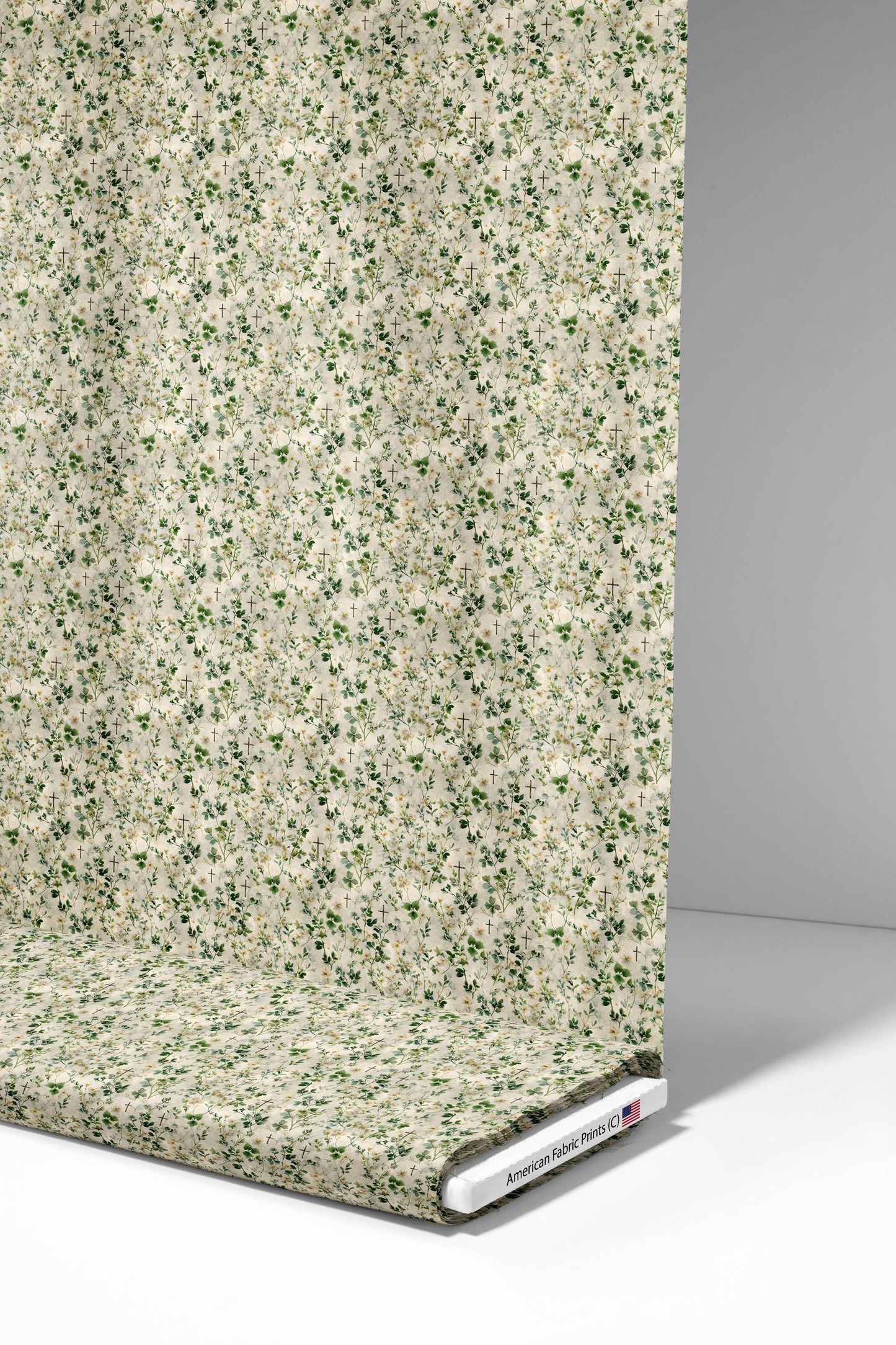 Faith Floral Fabric - Shop now at American Fabric Prints