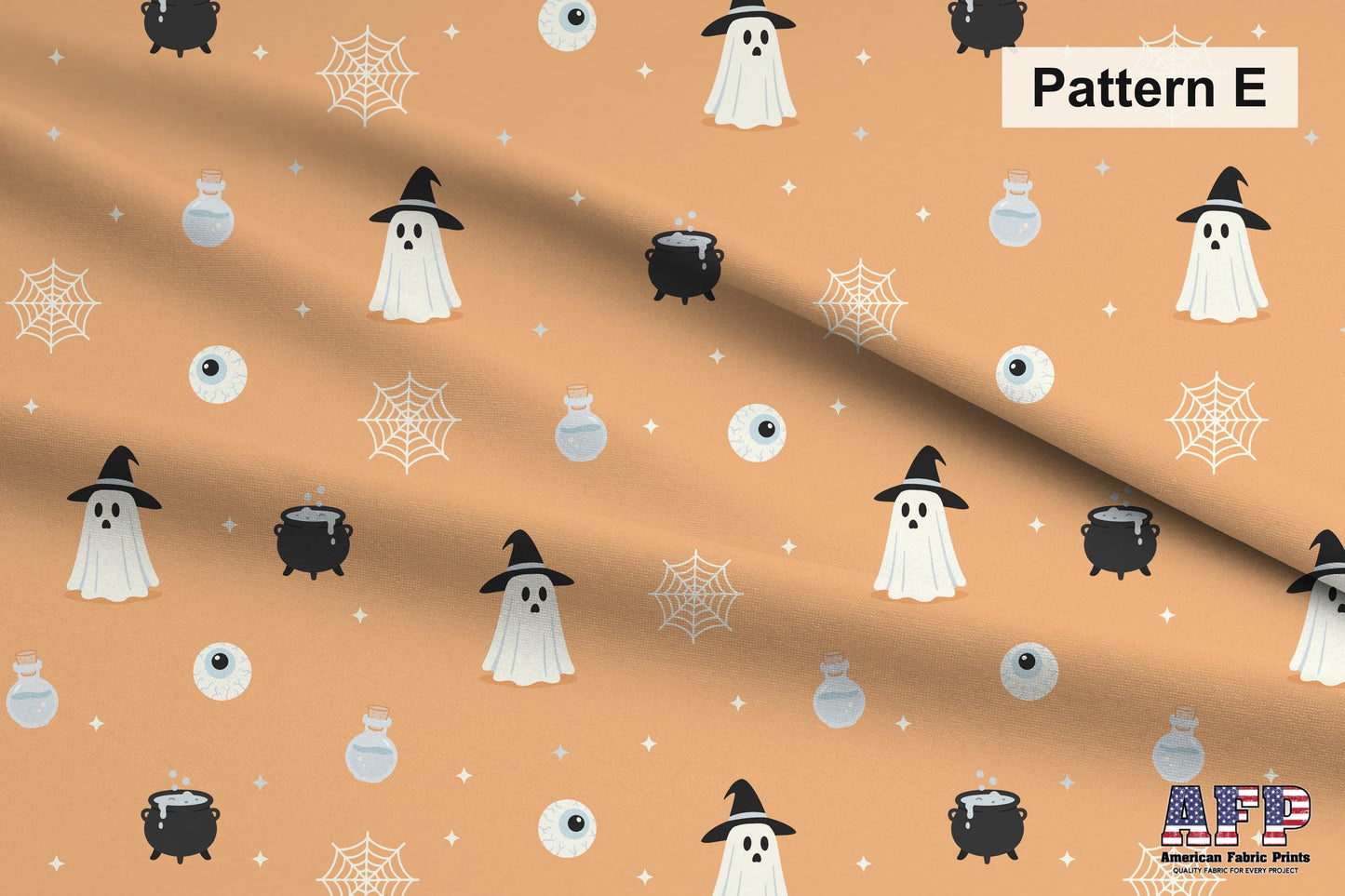 Retro Halloween in Blue 2 Fabric Bundle Set - Shop now at American Fabric Prints