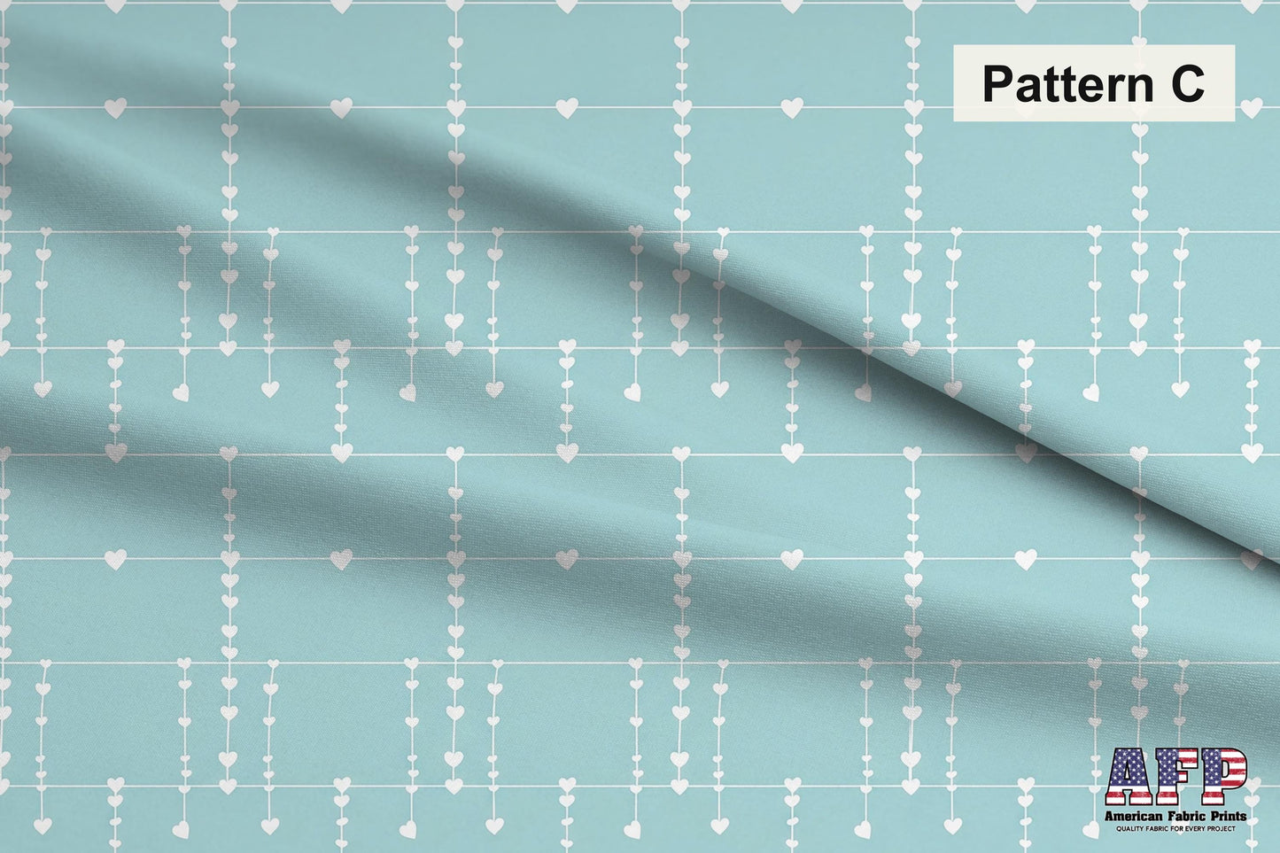 Blue Hearts Fabric Bundle Set - Shop now at American Fabric Prints