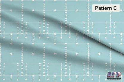 Blue Hearts Fabric Bundle Set - Shop now at American Fabric Prints