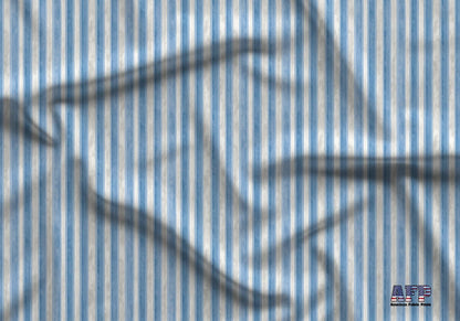 Blue Stripes Fabric - Shop now at American Fabric Prints