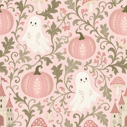 Pink Halloween Fabric - Shop now at American Fabric Prints