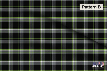 Halloween Plaid 3 Fabric Collection. Pattern B Shown. Shop now at American Fabric Prints.