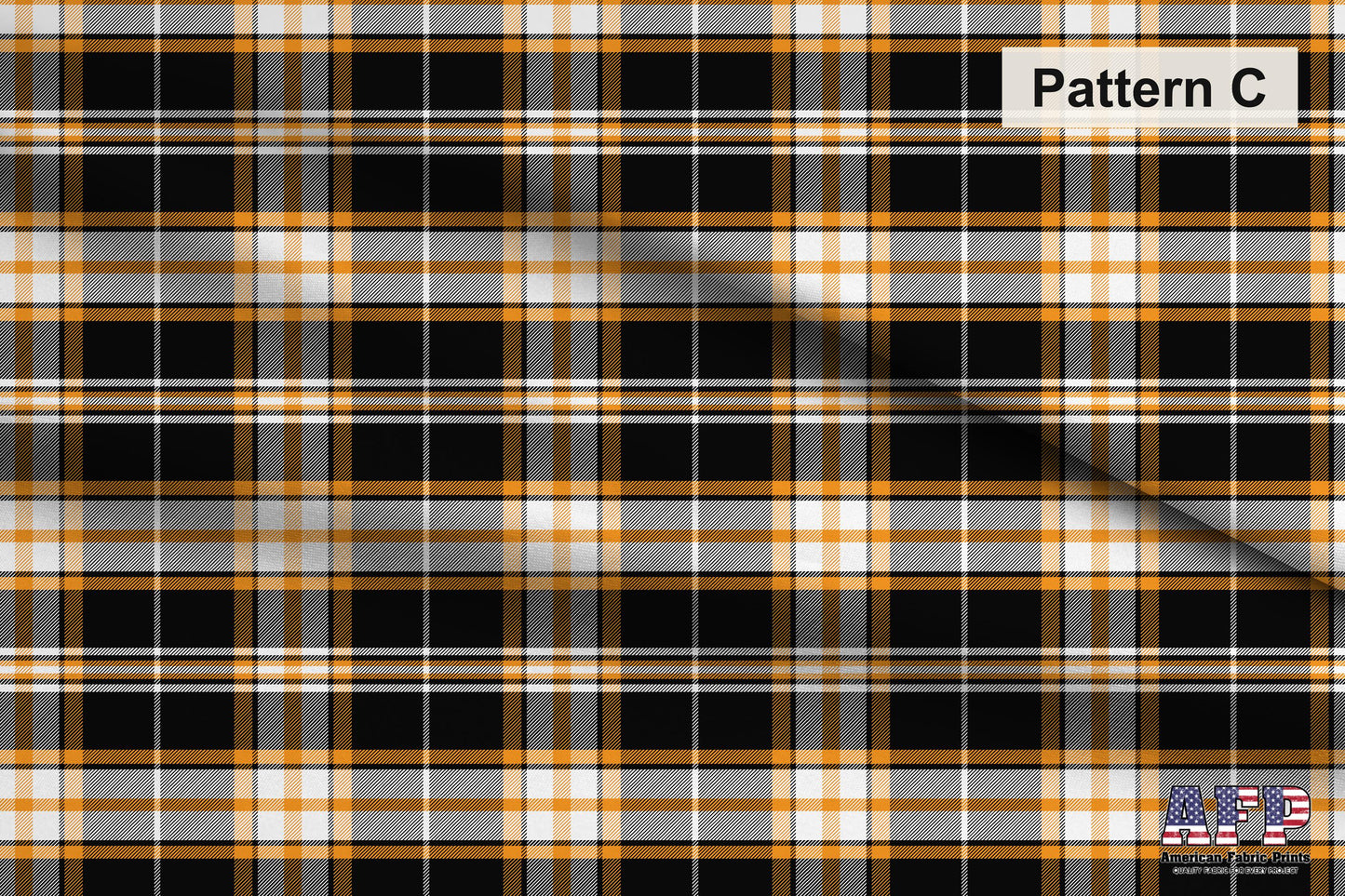 Halloween Plaid 1 Fabric Set. Choose your Patterns. Pattern C Shown. Shop now at American Fabric Prints.